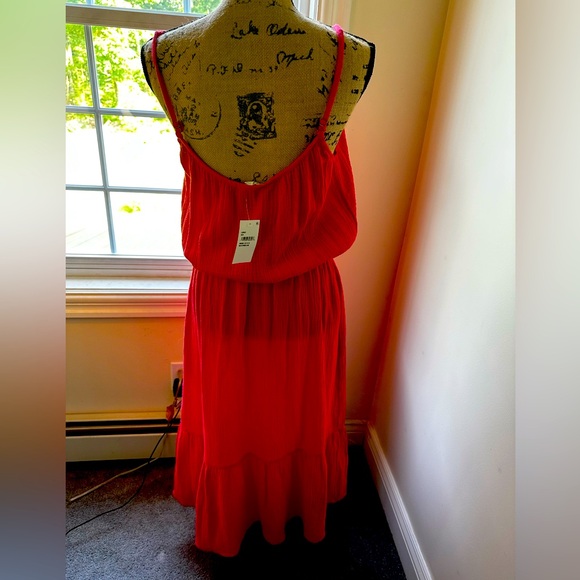 Nordstrom Socialite Belted Midi Summer Dress With Pockets. Size Large. NWT. - Picture 6 of 11